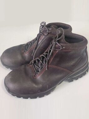 Nike Air Primo 306246-020 Work Leather Lace Up Men's Boots Size 11 Brown b100